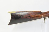 INDIANAPOLIS LONG RIFLE by S. BECK c1860s .34 Cal Pioneer Frontier Antique MARION COUNTY, IN Gunmaking Family - 3 of 18