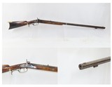 INDIANAPOLIS LONG RIFLE by S. BECK c1860s .34 Cal Pioneer Frontier Antique MARION COUNTY, IN Gunmaking Family - 1 of 18