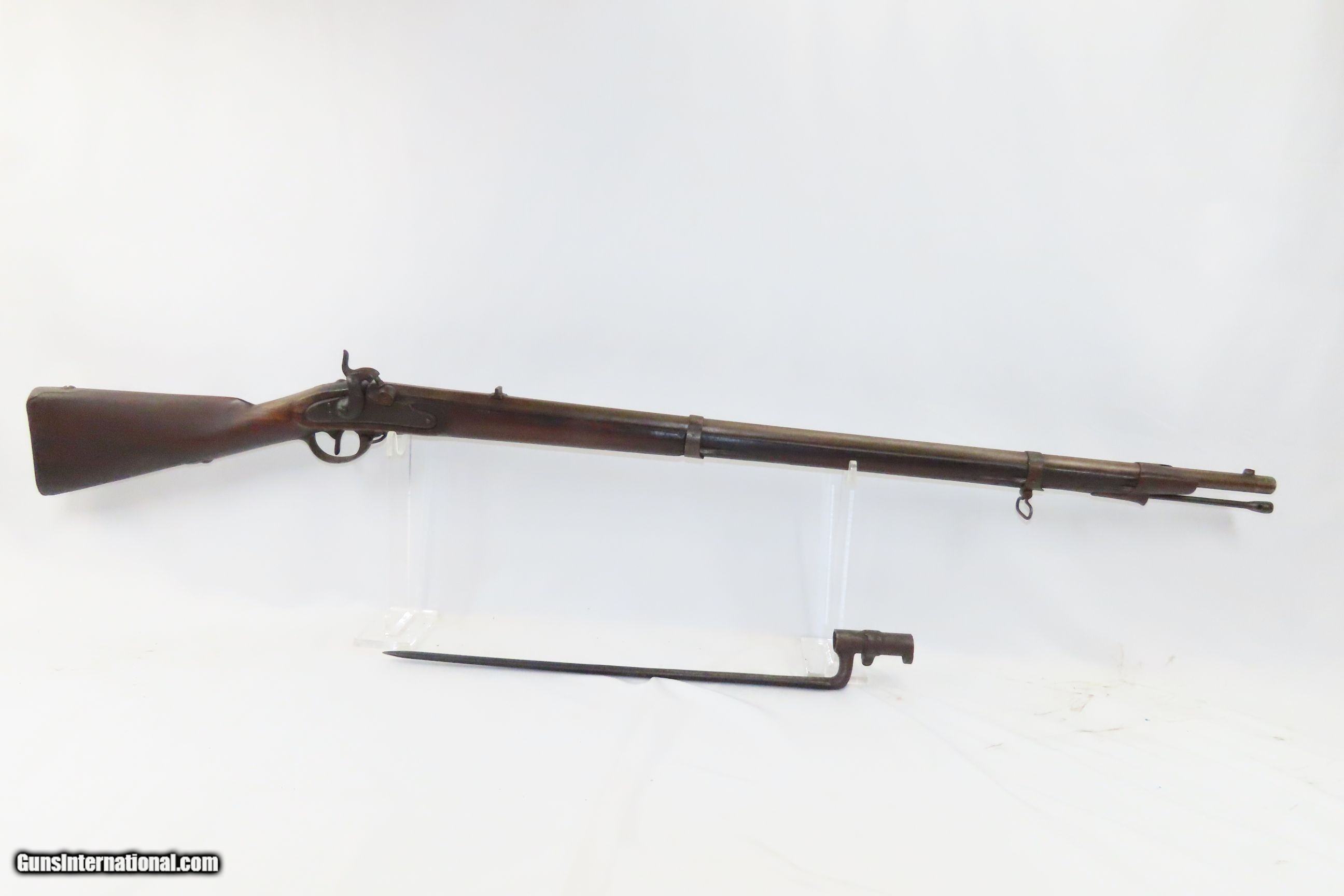 AUSTRIAN FRUWIRTH LORENZ M1854 Rifle-Musket BAYONET CIVIL WAR Antique ...