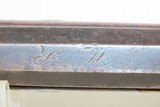 RUNNING STAG MOUNTAINS ENGRAVED KENTUCKY LONG RIFLE .34 Frontier KY Antique “H R” Signed Barrel; FAHNESTOCK Lock - 11 of 21