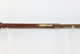 RUNNING STAG MOUNTAINS ENGRAVED KENTUCKY LONG RIFLE .34 Frontier KY Antique “H R” Signed Barrel; FAHNESTOCK Lock - 9 of 21