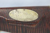 RUNNING STAG MOUNTAINS ENGRAVED KENTUCKY LONG RIFLE .34 Frontier KY Antique “H R” Signed Barrel; FAHNESTOCK Lock - 15 of 21