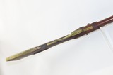 RUNNING STAG MOUNTAINS ENGRAVED KENTUCKY LONG RIFLE .34 Frontier KY Antique “H R” Signed Barrel; FAHNESTOCK Lock - 8 of 21