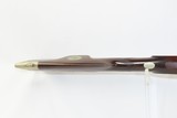 c1850s LANCASTER, PENNSYLVANIA HENRY E LEMAN “Smooth Rifle” Antique .54 Cal German Silver Patchbox & Hardware - 10 of 19