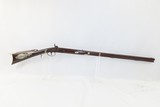 c1850s LANCASTER, PENNSYLVANIA HENRY E LEMAN “Smooth Rifle” Antique .54 Cal German Silver Patchbox & Hardware - 2 of 19