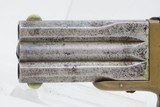 FRANK WESSON SUPERPOSED SWIVEL BREECH Pistol .32 Rimfire c1870s FWAntique 1 of 3,000! Scarce 2-Shot Over Under Deringer - 5 of 17
