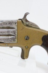 FRANK WESSON SUPERPOSED SWIVEL BREECH Pistol .32 Rimfire c1870s FWAntique 1 of 3,000! Scarce 2-Shot Over Under Deringer - 4 of 17