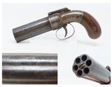c1850s ALLEN & WHEELOCK PEPPERBOX Revolver CIVIL WAR BRIGHAM YOUNGAntique Worcester, MASS 49ers, Gambler
