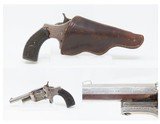 ASSASSINATED PRESIDENTS GRIPS C.S. SHATTUCK Revolver with HOLSTER Antique 1 of 3000 w/LINCOLN and GARFIELD Hard Rubber Grips - 1 of 19