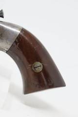 ALLEN & WHEELOCK 22 Short SIDEHAMMER Revolver PERIOD LEATHER HOLSTER 7-Shot With Fantastic 5-Panel Cylinder Scene - 16 of 18