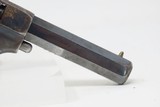 ALLEN & WHEELOCK 22 Short SIDEHAMMER Revolver PERIOD LEATHER HOLSTER 7-Shot With Fantastic 5-Panel Cylinder Scene - 7 of 18