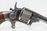 ALLEN & WHEELOCK 22 Short SIDEHAMMER Revolver PERIOD LEATHER HOLSTER 7-Shot With Fantastic 5-Panel Cylinder Scene - 6 of 18