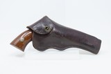 ALLEN & WHEELOCK 22 Short SIDEHAMMER Revolver PERIOD LEATHER HOLSTER 7-Shot With Fantastic 5-Panel Cylinder Scene - 2 of 18