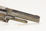 ENGRAVED, MOTHER OF PEARL SMITH & WESSON No. 1-1/2 .32 Revolver S&W Antique c1870s Ornate Pocket Sidearm - 17 of 17