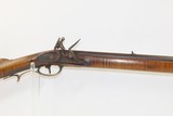 EAGLE ENGRAVED Patchbox FLINTLOCK LONG RIFLE Smoothbore .56 Caliber Antique Kentucky Style AMERICAN LONG RIFLE - 4 of 19