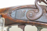 EAGLE ENGRAVED Patchbox FLINTLOCK LONG RIFLE Smoothbore .56 Caliber Antique Kentucky Style AMERICAN LONG RIFLE - 7 of 19