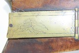 EAGLE ENGRAVED Patchbox FLINTLOCK LONG RIFLE Smoothbore .56 Caliber Antique Kentucky Style AMERICAN LONG RIFLE - 8 of 19