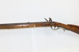 EAGLE ENGRAVED Patchbox FLINTLOCK LONG RIFLE Smoothbore .56 Caliber Antique Kentucky Style AMERICAN LONG RIFLE - 16 of 19