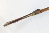 EAGLE ENGRAVED Patchbox FLINTLOCK LONG RIFLE Smoothbore .56 Caliber Antique Kentucky Style AMERICAN LONG RIFLE - 9 of 19