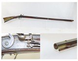 NORTHAMPTON COUNTY, PENNSYLVANIA FLINTLOCK LONG RIFLE Young FamilyAntique .44 SMOOTHBORE PA LONG RIFLE - 1 of 19