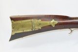 NORTHAMPTON COUNTY, PENNSYLVANIA FLINTLOCK LONG RIFLE Young FamilyAntique .44 SMOOTHBORE PA LONG RIFLE - 3 of 19