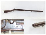 “W.A.T.” Signed BARREL LONG RIFLE .42 Cal PIONEER FRONTIER c1840s
Antique
Possibly William Allen Throckmorton of McKean, PA - 1 of 20