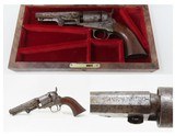 CASED Pre-CIVIL WAR Antique COLT Model 1849 .31 Cal. Perc. POCKET Revolver
Handy Civil War/WILD WEST 1856 SIX-SHOOTER
