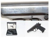 c1975 mfr COLD WAR WEST GERMAN WALTHER PP Pistol .32 ACP in BOX 2 Magazines