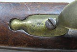 NAPOLEONIC French Arsenal AN XIII .69 CAVALRY Pistol Single Shot 13 Antique Large FLINTLOCK to PERCUSSION MILITARY Pistol - 11 of 17