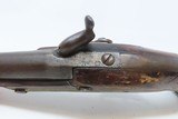 NAPOLEONIC French Arsenal AN XIII .69 CAVALRY Pistol Single Shot 13 Antique Large FLINTLOCK to PERCUSSION MILITARY Pistol - 8 of 17
