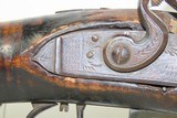 UNION, SNYDER COUNTY PENNSYLVANIA Antique JOE LONG .52 FLINTLOCK LONG RIFLE Silver Star Inlaid with Carved Stock - 6 of 20