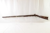TWIN HEARTS 1840s Henry ELWELL-REMINGTON LONG RIFLE Ilion, New York Antique Pre-Civil War Pennsylvania / Kentucky Plains Rifle - 14 of 19