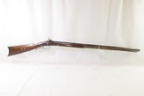 TWIN HEARTS 1840s Henry ELWELL-REMINGTON LONG RIFLE Ilion, New York Antique Pre-Civil War Pennsylvania / Kentucky Plains Rifle - 2 of 19