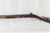 TWIN HEARTS 1840s Henry ELWELL-REMINGTON LONG RIFLE Ilion, New York Antique Pre-Civil War Pennsylvania / Kentucky Plains Rifle - 16 of 19