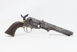 c1856 GUSTAVE YOUNG ENGRAVED COLT 1849 Revolver .31 Civil War Antique Antebellum Sidearm with Factory Engraving - 23 of 25