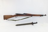 U.S. NAVY Parris-Dunn Mark I Dummy TRAINING Rifle w/U.S.N. TRAINING BAYONET VERY NICE w/PLASTIC BAYONET, SHEATH, & CANVAS SLING - 2 of 18