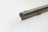 Antique J. SITES LONG RIFLE .34 ARROW ROCK, MISSOURI SANTA FE TRAIL WESTWARD EXPANSION Mid-1800s HALF STOCK - 19 of 20