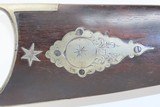 Antique J. SITES LONG RIFLE .34 ARROW ROCK, MISSOURI SANTA FE TRAIL WESTWARD EXPANSION Mid-1800s HALF STOCK - 7 of 20
