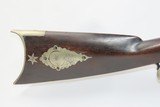 Antique J. SITES LONG RIFLE .34 ARROW ROCK, MISSOURI SANTA FE TRAIL WESTWARD EXPANSION Mid-1800s HALF STOCK - 3 of 20