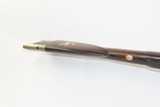 Antique J. SITES LONG RIFLE .34 ARROW ROCK, MISSOURI SANTA FE TRAIL WESTWARD EXPANSION Mid-1800s HALF STOCK - 12 of 20