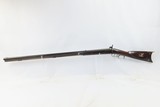 Antique J. SITES LONG RIFLE .34 ARROW ROCK, MISSOURI SANTA FE TRAIL WESTWARD EXPANSION Mid-1800s HALF STOCK - 15 of 20