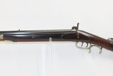 Antique J. SITES LONG RIFLE .34 ARROW ROCK, MISSOURI SANTA FE TRAIL WESTWARD EXPANSION Mid-1800s HALF STOCK - 17 of 20
