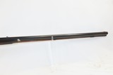 Antique J. SITES LONG RIFLE .34 ARROW ROCK, MISSOURI SANTA FE TRAIL WESTWARD EXPANSION Mid-1800s HALF STOCK - 5 of 20
