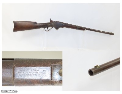 1860 CHRISTOPHER SPENCER CAVALRY CARBINE Civil War Frontier Lincoln Antique Early Lever Action Repeating Rifle Famous for ACW