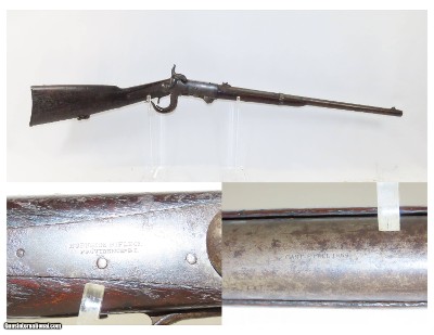 GEN. AMBROSE BURNSIDE M1864 CAVALRY CARBINE Union .54 JWJ CIVIL WAR Antique Issued to State Cavalries MI, IN, NJ, WV, PA, IL!