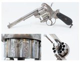LARGE 10-SHOT 11MM PINFIRE JOSEPH CHAINEUX BREVETE Revolverc1860s Antique Mid-19th Century HIGH CAPACITY Revolver