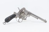 LARGE 10-SHOT 11MM PINFIRE JOSEPH CHAINEUX BREVETE Revolver
c1860s Antique Mid-19th Century HIGH CAPACITY Revolver - 17 of 20