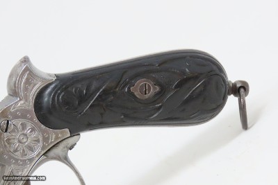 LARGE 10-SHOT 11MM PINFIRE JOSEPH CHAINEUX BREVETE Revolverc1860s Antique Mid-19th Century HIGH CAPACITY Revolver - Image 3 of 20