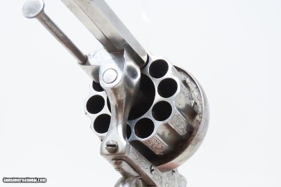 LARGE 10-SHOT 11MM PINFIRE JOSEPH CHAINEUX BREVETE Revolverc1860s Antique Mid-19th Century HIGH CAPACITY Revolver - Image 12 of 20
