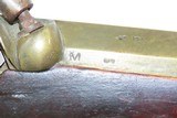 BIG BORED BELGIAN BRASS BARRELED BLUNDERBUSS Coach Gun 19th Century Antique
With MM Company Inscription on the Barrel! - 9 of 20